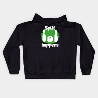 Bowling split happens Kids Hoodie